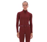 Debenhams Tb Sport Maria Essentials Cropped Zip-Up Jacket Burgundy burgundy S