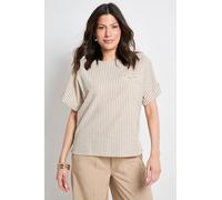 Principles Women's Textured Stripe Blouse in Tan | Size: 18 Principles Tan 18