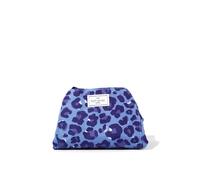 The Flat Lay Co. Drawstring Makeup Bag in Blue Leopard The Flat Lay Co Multi One Size