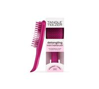 Tangle Teezer Mini Ultimate Detangler - For Wet & Dry Hair - Detangling Brush for All Hair Types - Perfect Brush For Kids & Travel - Electric Rasperry Pink