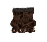 Debenhams Thick 16 1 Piece Curly Clip In Hair Extensions in Choc Brown