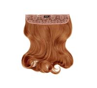 Debenhams Thick 16 1 Piece Curly Clip In Hair Extensions in Mixed Auburn