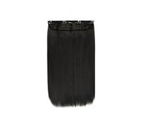 LullaBellz Thick 18" 1 Piece Straight Clip In Hair Extensions Natural Black
