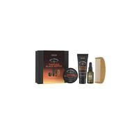 Scottish Fine Soaps Men's Grooming Thistle & Black Pepper Complete Beard Care Kit - Gift Set for Him, Beard Balm, Beard Oil, Face Wash and Comb in Set