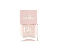 Nails Inc It's Topless Gel Nail Polish, 4-in-1 Base Coat, Treatment, Color & Top Coat, Long Lasting, Strong, Chip Free Nails, Glossy Salon Quality Manicure, Air Dry Nail Polish, Renee, 14 ML