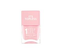 Nails Inc It's Topless Gel-Like Nail Polish, 4-in-1 Base Coat, Treatment, Colour & Top Coat, Long Lasting, Strong, Chip Free Nails, Glossy Salon Quality Manicure, Air Dry Nail Polish, Sabrina, 14 ML