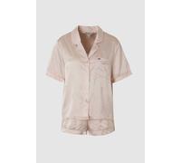 Debenhams Traditional Short Pj Set Mauve Chalk In Light Pink light pink