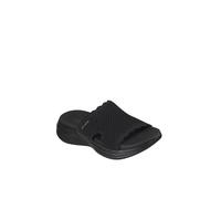 Debenhams Ultra Flex 3.0 Sandal Scalloped Shimmer Knit Slide W/yoga Foam In Black black 3