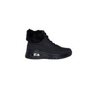 Debenhams Uno Rugged Lace-Up Faux Fur Collar Boots Black black