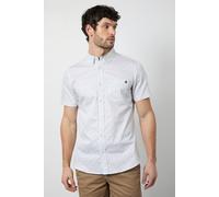 Debenhams White Ditsy Floral Print Short Sleeve Shirt white