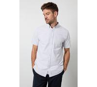Debenhams White Green Heritage Check Short Sleeve white