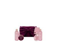 Baylis & Harding Signature Luxury Bow Wash Bag Gift Set 1 Pack | Wild Cherry & Vanilla, Vegan Friendly