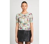 Debenhams Women's Ashish Vintage Floral Button Up Top | Size: Small Debenhams Multicolor S