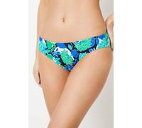 Debenhams Women's Bold Bloom Twist Front Multiway Bandeau Bikini Top in Floral | Size: 12