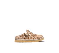 Debenhams Women's Clarks Solsbury Mule Slip On Shoes Brown Animal Print | Size: 4