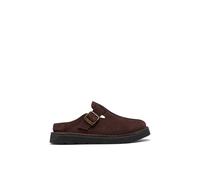 Debenhams Women's Clarks Solsbury Mule Suede Slip On Shoes Dark Brown | Size: 5