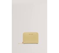 Debenhams Women's Crinkle Icon Small Zip Around Purse Yellow