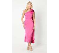Debenhams Women's Debut London by Coast Corsage & Cape Detail Midi Dress in Pink | Size: 10