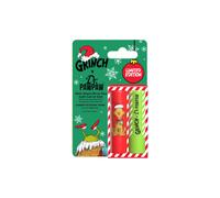 Dr.PAWPAW x The Grinch Candy Cane Lip Scrub and Ultimate Red Balm Duo 2 x 4g, Exfoliating and Tinted Pawpaw Lip Care Set, Vegan and Cruelty Free, Gift Set