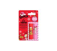 Dr.PAWPAW x The Grinch Peach Pink and Ultimate Red Balm Duo 2 x 4g, Tinted Pawpaw Lip Care Set, Vegan Hydrating and Nourishing Balms, Stocking Stuffer Gift Set