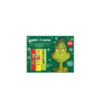 Dr.PAWPAW x The Grinch Lip Care Gift Set 3 x 4g with Pouch, Ultimate Red Balm Candy Cane Lip Scrub and Original Balm, Exfoliating and Hydrating Pawpaw Lip Care Trio