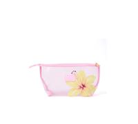 The Flat Lay Co. Essential Makeup Pouch Yellow Hibiscus