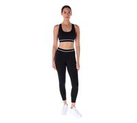 Debenhams Women's Essentials Racer Back Sports Bra Black | Size: XS