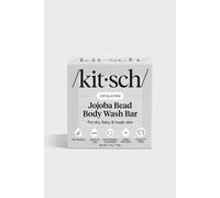 Kitsch Jojoba Beads Exfoliating Body Wash Bar 113g - Nourishing Bar Soap with Shea Butter & Aloe for Dry, Flaky Skin - Soap Bar & Body Scrub for Smooth, Refreshed Skin - Rosemary & Cedarwood Scent