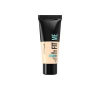 Debenhams Women's Fit Me Matte & Poreless Full Coverage Matte Blendable Normal to Oily Skin Foundation in Warm Ivory | Size: 30ml