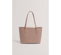 Debenhams Women's HAYLEYZ Saffiano Leather Small Shopper Bag Taupe