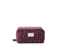Debenhams Women's Marshmallow Flat Lay Makeup Box Bag - Chocolate Plum