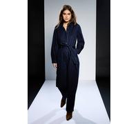 Debenhams Women's Runway 1.8.1.8 Garment Wash Jumpsuit in Denim | Size: 6
