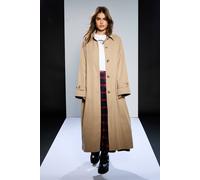 Debenhams Women's Runway 1.8.1.8 Long Line Trench in Camel | Size: 14