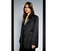 RUNWAY 1.8.1.8 Women's Stud Detail Single Breasted Blazer in Black | Size: 14 RUNWAY 1.8.1.8 Black 14