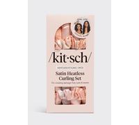 Kitsch Satin Heatless Curler Set - Sunset Tie Dye | Heatless Curls Overnight w/34 " Hair Waver & 2 Satin Scrunchies, Comfortable Hair Curlers to Sleep in for Frizz-Free Hair