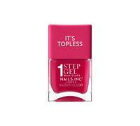 Nails.INC It's Topless Gel-Like Nail Polish, 4-in-1 Base Coat, Treatment, Colour & Top Coat, Long Lasting, Strong, Chip Free Nails, Glossy Salon Quality Manicure, Air Dry Nail Polish, Gracie, 14 ML