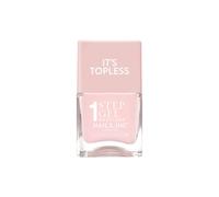 Nails.INC It's Topless Lottie Sheer Peach Nude Gel-Like Nail Polish | Glossy 1-step gel formula lasts up to 6 days with no UV light. Formulated with bio-peptides for strong nails.