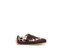 Debenhams Women's Tor Low Print Trainer Brown Cow Print | Size: 7