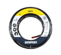 Debflex 213340 Hi-Fi Cable HO3VVH2-F 2 x 0.75 25 m Red/Black