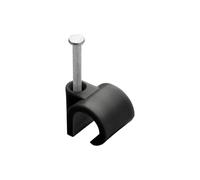 Debflex 700427 Cable Tie - Electric Cable Attachment and Connection - Cable Tie - Fixing Nail - Wire Tie Diameter 8 A 12 mm Black Pack of 50