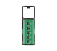 Debflex 707357 Terminal Block for DIY Tools | Electric Box | Wiring Tip | Pack of 10 Cylinder Sockets Male Pre | Insulation Blue 711060, Green, 30