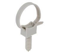 Debflex 709150 10 Cable Ties + 10 Saddle Mounts + 10 Wall Plugs White