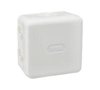 DEBFLEX 718245 Waterproof Junction Box IP66 85 x 85 / P50 White