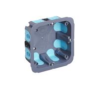 Debflex 718866 Electric Waterproof Outdoor Storage Box Encastree Stop Air 100 x 100 x 40 + Debflex-718866, Grey/Blue/White