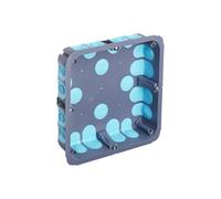 Debflex 718868 Electric Waterproof Outdoor Storage Box Encastree Stop Air 170 x 170 x 40 + Debflex-718868, Grey/Blue/White