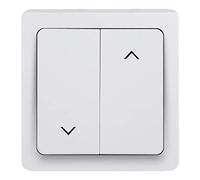 Debflex 746805 Standard Extra Flat Electric Wall Switch for Two-Way/Wireless/Wall Socket/Blok-Inter/Roller Blind White 33