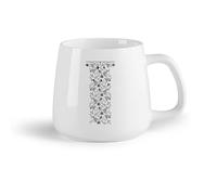 DEBINGY Ceramic Fruit Cup Ceramic Coffee Mug Wine Winery Home Ornament Grape Vine Leaves （14oz/400ml） Ceramic Coffee Mug for Cappuccino Tea, Milk,