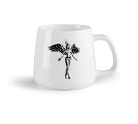 DEBINGY Ceramic Fruit Cup Coffee & Hot Drinks Ancient Egypt Egyptian Goddess Egyptian Gods Egyptian Beauty （14oz/400ml） for Home or Work