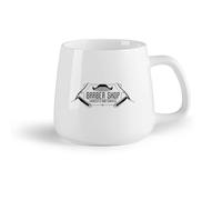 DEBINGY Ceramic Fruit Cup Coffee Mug Badge Tools Men's Barber Shop Beauty Salon （14oz/400ml） Humorous Gift for Coffee Lovers, Work Besties, Coworkers & Friends