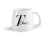 DEBINGY Ceramic Fruit Cup Stoneware Cups for Coffee, Tea, Tres Chic Font North America （14oz/400ml） Coffee, Tea, Latte, Milk, Cocoa, Juice and Other Hot Drinks